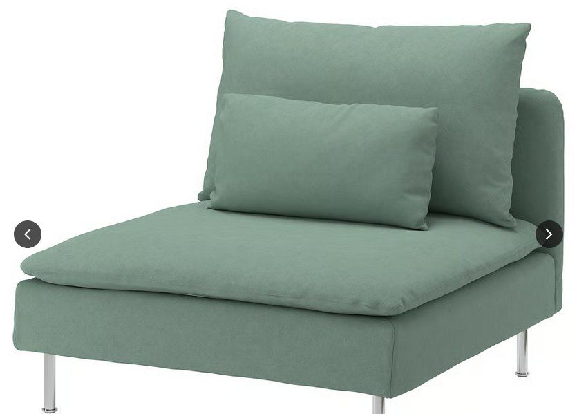 Stoffe: Housse Tallmyra de module simple Soderhamn IKEA vert sauge – Neu (gemäss Beschreibung) aus St-Aubin FR von Tiweety 2