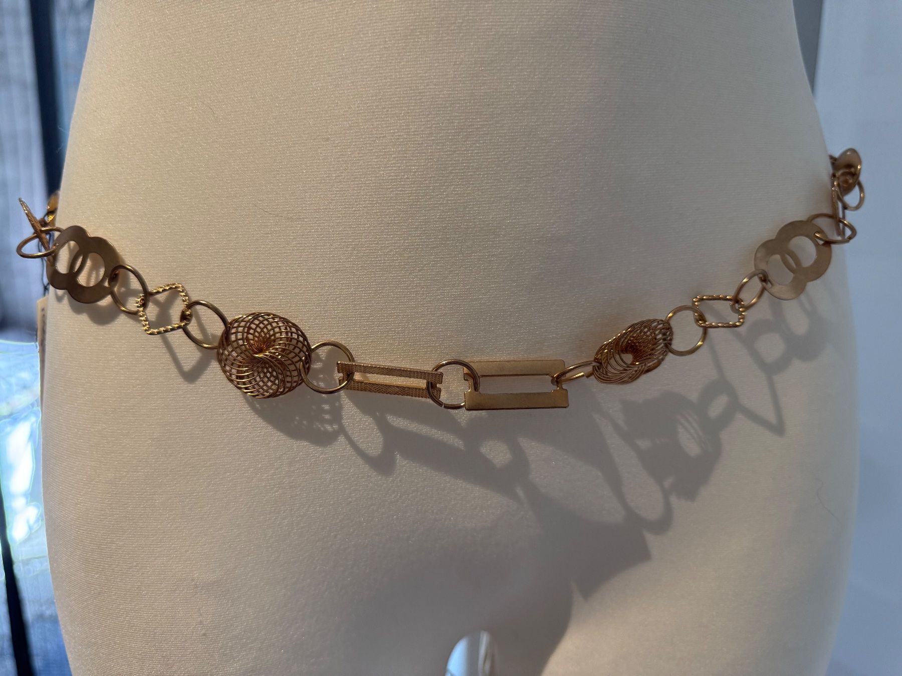 Cinture: Modeschmuck Kette oder Gürtel rosegold - sehr aufwändig – Usato da Engelburg venduto da mamalanima