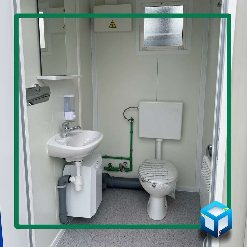 Baucontainer: EURObudget WC Container – Neu und originalverpackt aus Zofingen von EUROmodul 2