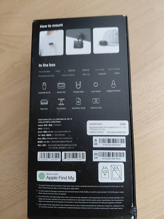 Action Cam: Insta 360 GO 3S – D'occasion à Herisau par buc_hhq9 1