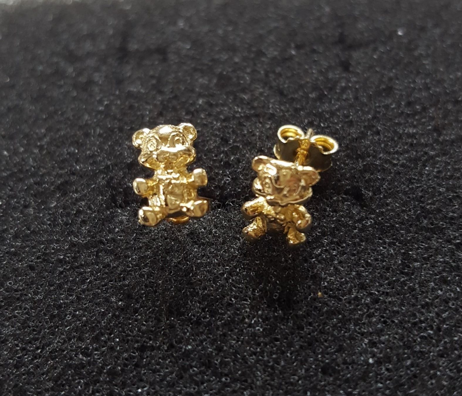 Orecchini pendenti & Orecchini a lobo: Gold 585 Bär Ohrstecker – Usato da Wald ZH venduto da Dasilver