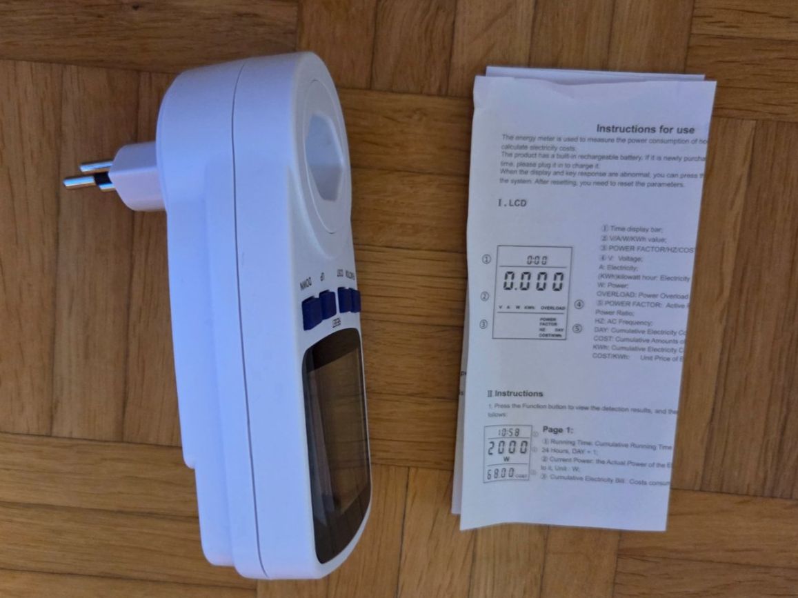 Mesurer: Stromkostenmessgerät mit LCD Anzeige – D'occasion à Winterthur par SilWi 1