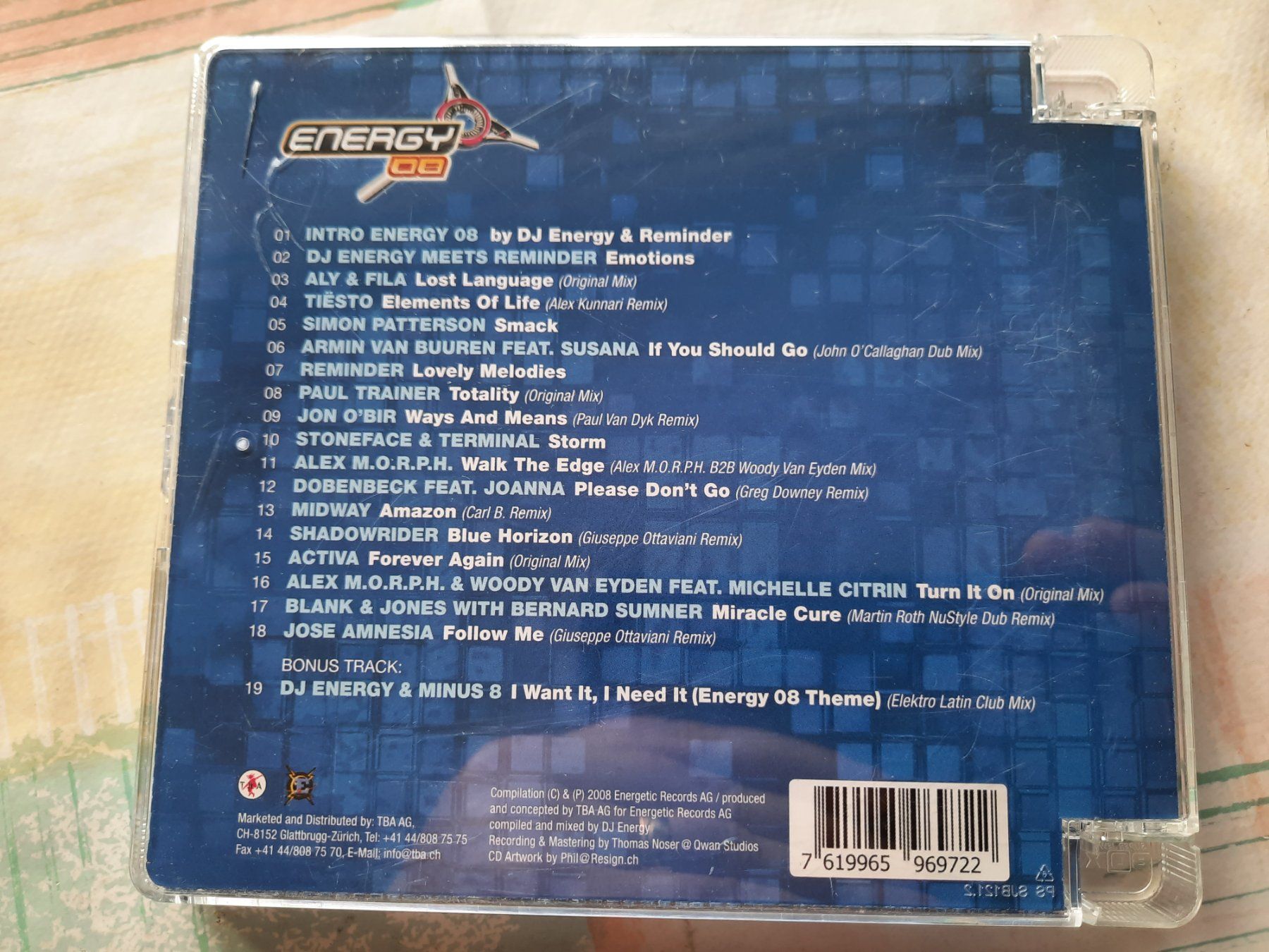 CDs: CD Energy Trance 08 - Mixed by DJ Energy – Gebraucht aus Pully von bro_n52j 1