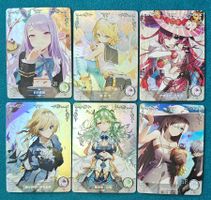 6 Cards SR Goddess Story CCG - Holo Waifu anime