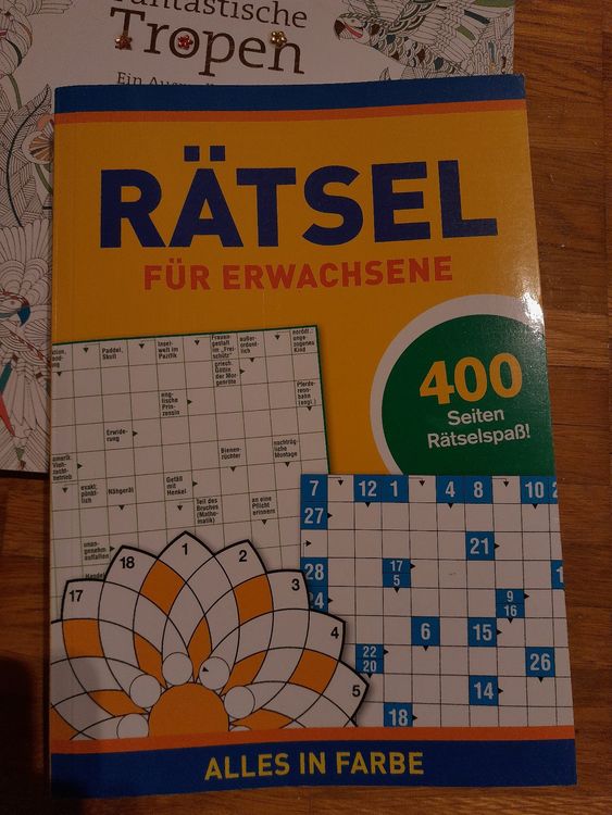riesen Rätselbuch für Erwachsene/Jugendliche Kreuzworträtsel | Kaufen