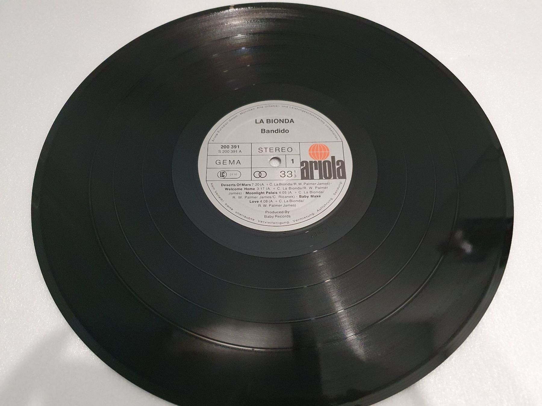Dischi in vinile: La Bionda – Bandido – Usato da Uster venduto da Vinyl-Leidenschaft 3