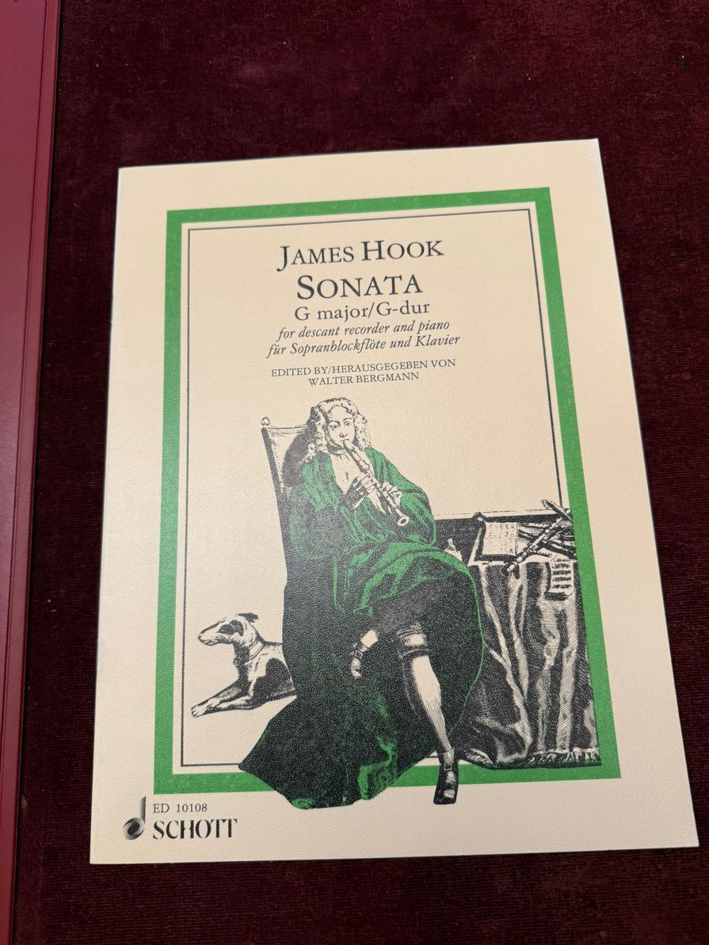 Libri: Noten Sonata G- Dur James Hook – Nuovo (secondo la descrizione) da Davos-Platz venduto da musikhauskollegger