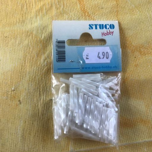 Perle (finte): LOT STIFTPERLE GEDR. WEISS/IRIS 20MM – Nuovo e nell'imballaggio originale da Ostermundigen venduto da Wyatt-Earp 4