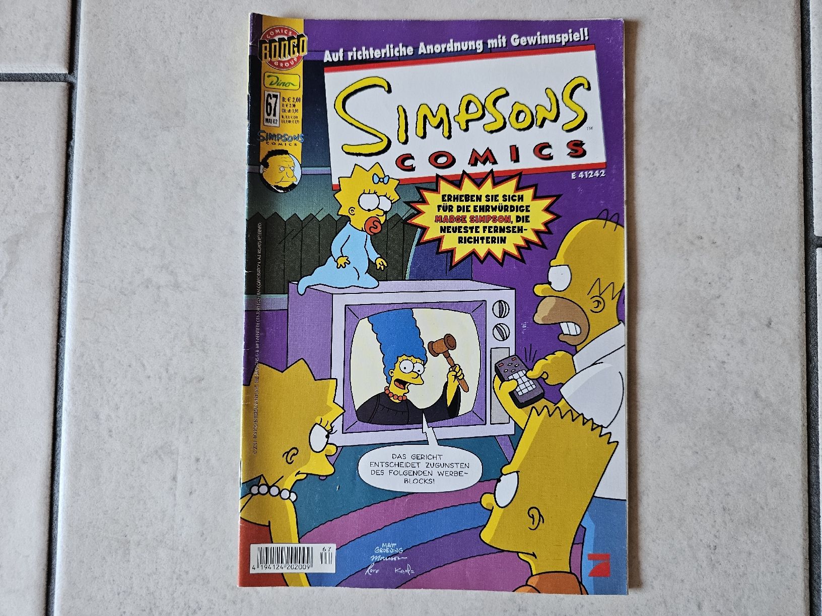 BD: Simpsons  Comic  -  Heft #67 – D'occasion à Schneisingen par backstore24