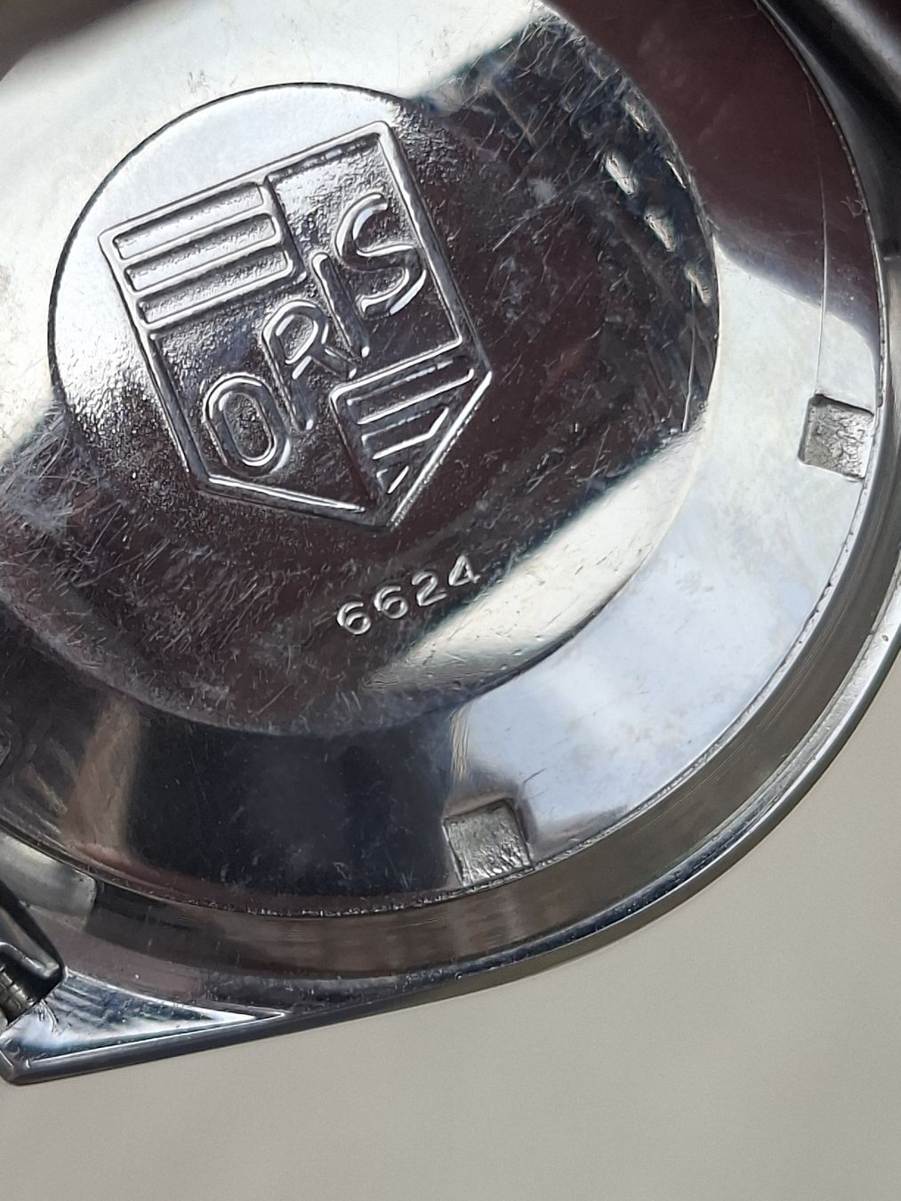 Oris Orologi: Oris Crystal D/D Auto eith Roman Numerals and blue dial.1970 – Usato da St-Cergue venduto da gar_x2b7 8