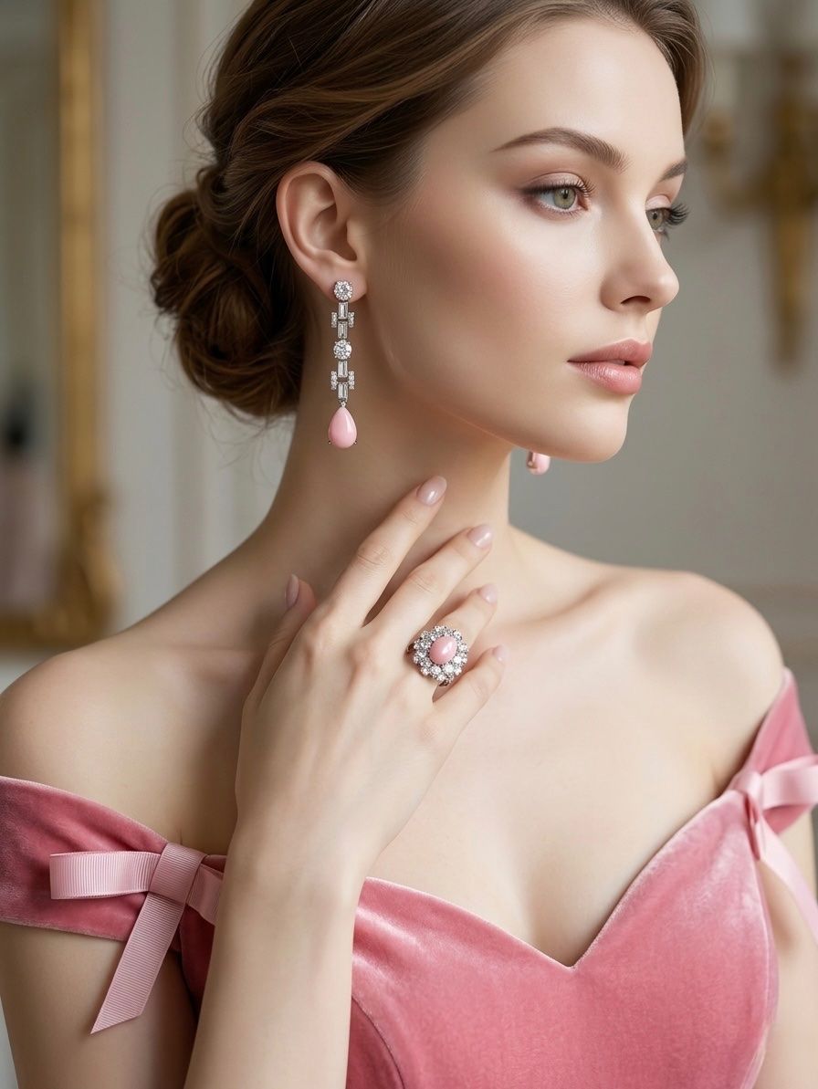 Sonstiger Schmuck: Lot de bijoux en corail rose. Rare – Neu und originalverpackt aus St-Maurice von Sandrinette123 1