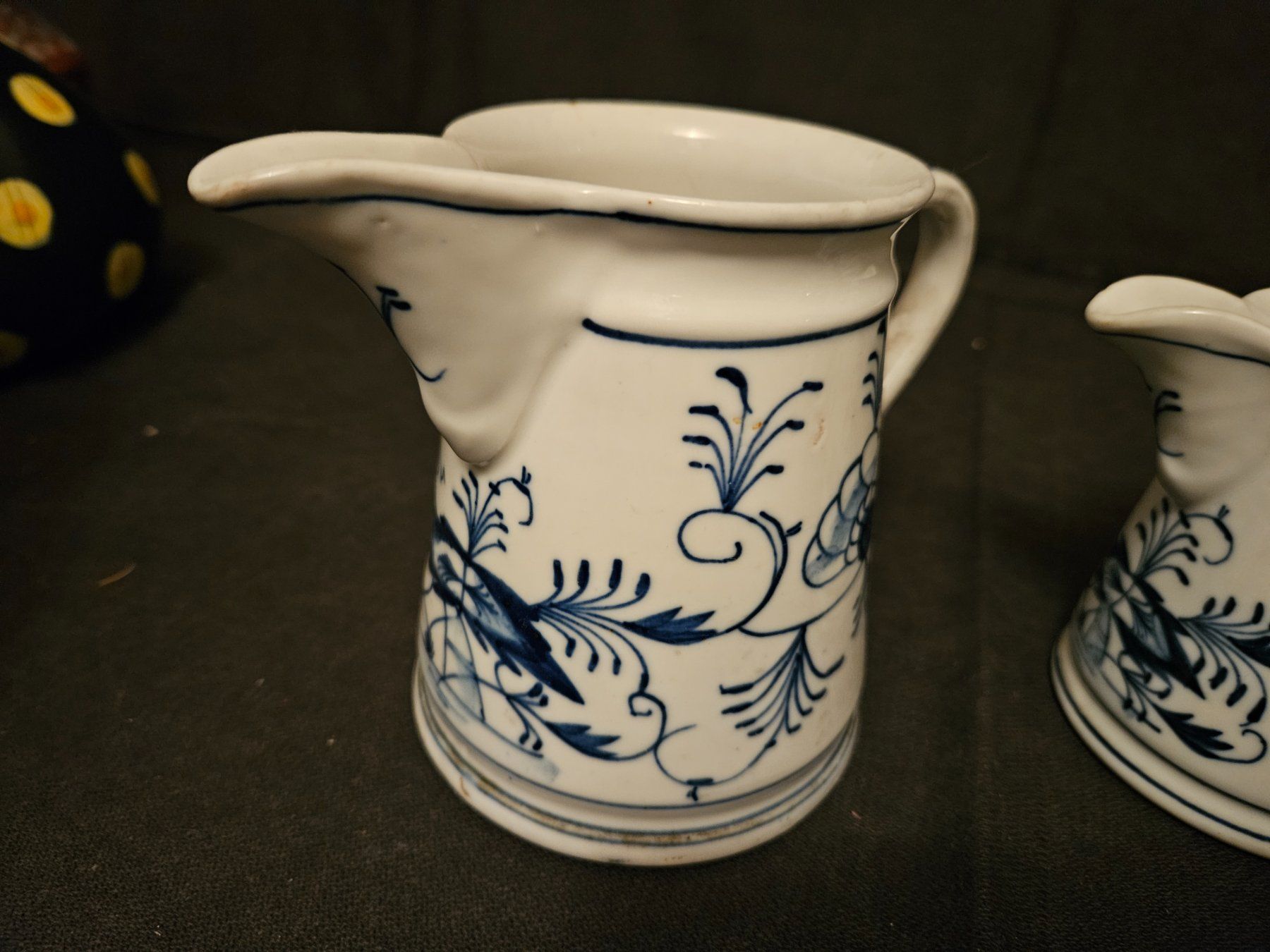 Set di piatti: Vintage Kännchen Set, blau-weiss – Usato da Basel venduto da Domjansk 2