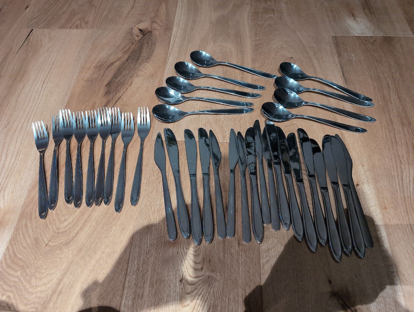 Bestecksets: Besteckset rostfrei, Messer, Gabeln, Löffel – Gebraucht aus Bern von JennisJungle