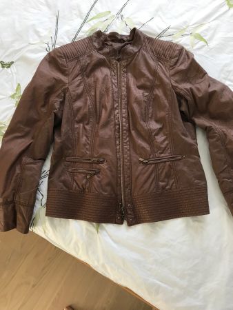 Bonita Jacke in Lederoptik