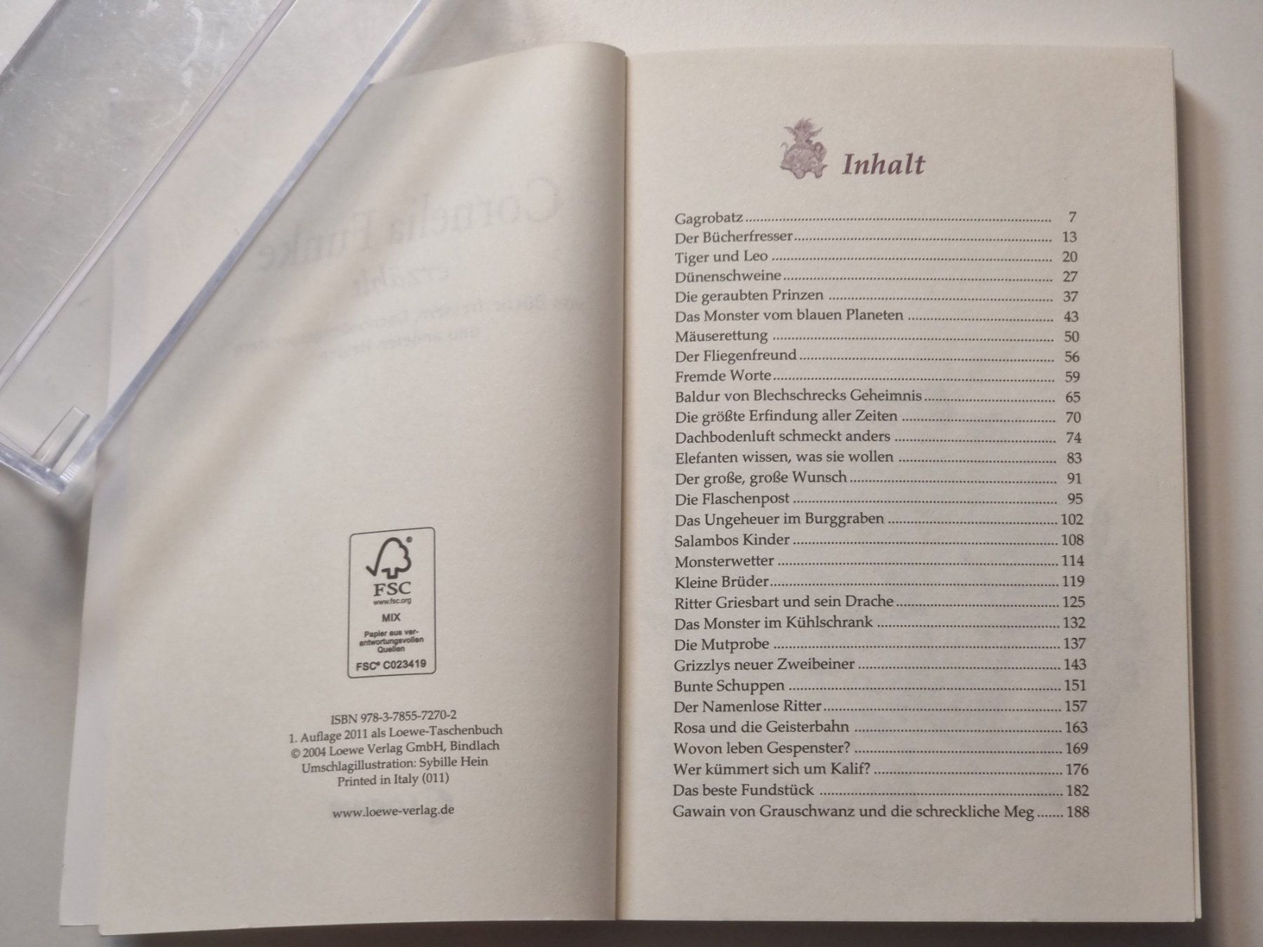 Libri: Cornelia Funke erzählt v. Bücherfressern Dachbodengespenster – Nuovo (secondo la descrizione) da Dürnten venduto da Bachtelrider_ 4