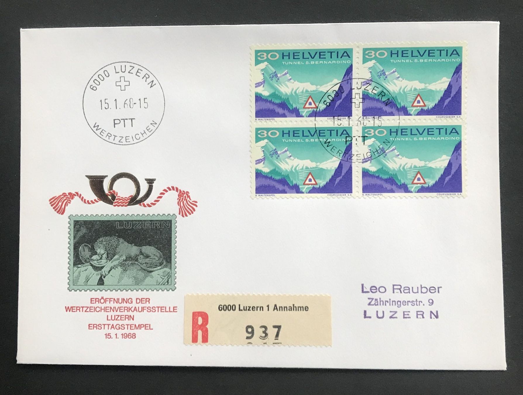Tous les timbres: BRIEFUMSCHLAG 1968 – D'occasion à Ostermundigen par Heavenmaus75