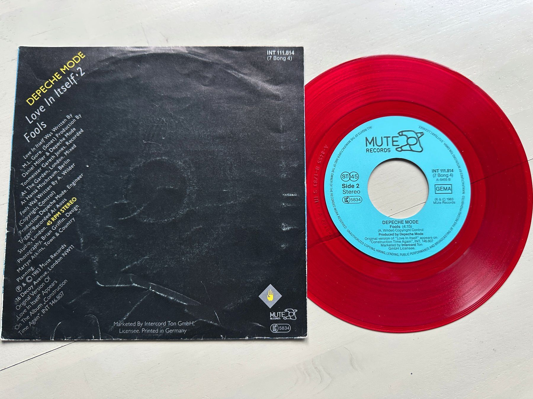 Vinyles: DEPECHE MODE tolle rare Single Love it itself red vinly – D'occasion à Basel par Partridge 1