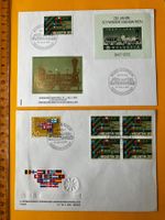 2x Sonderbriefe INTEBA Zürich 1972 Eisenbahner-Briefmarken