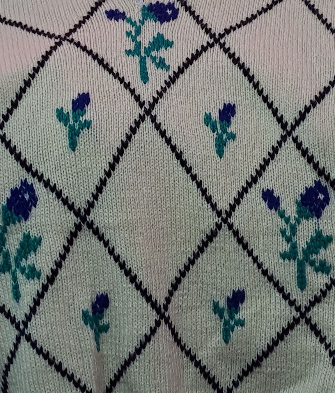 Maglioni & Felpe: Strickpullover weiss mit Rautenmuster Grösse M – Usato da Zürich venduto da Schoebi19 3