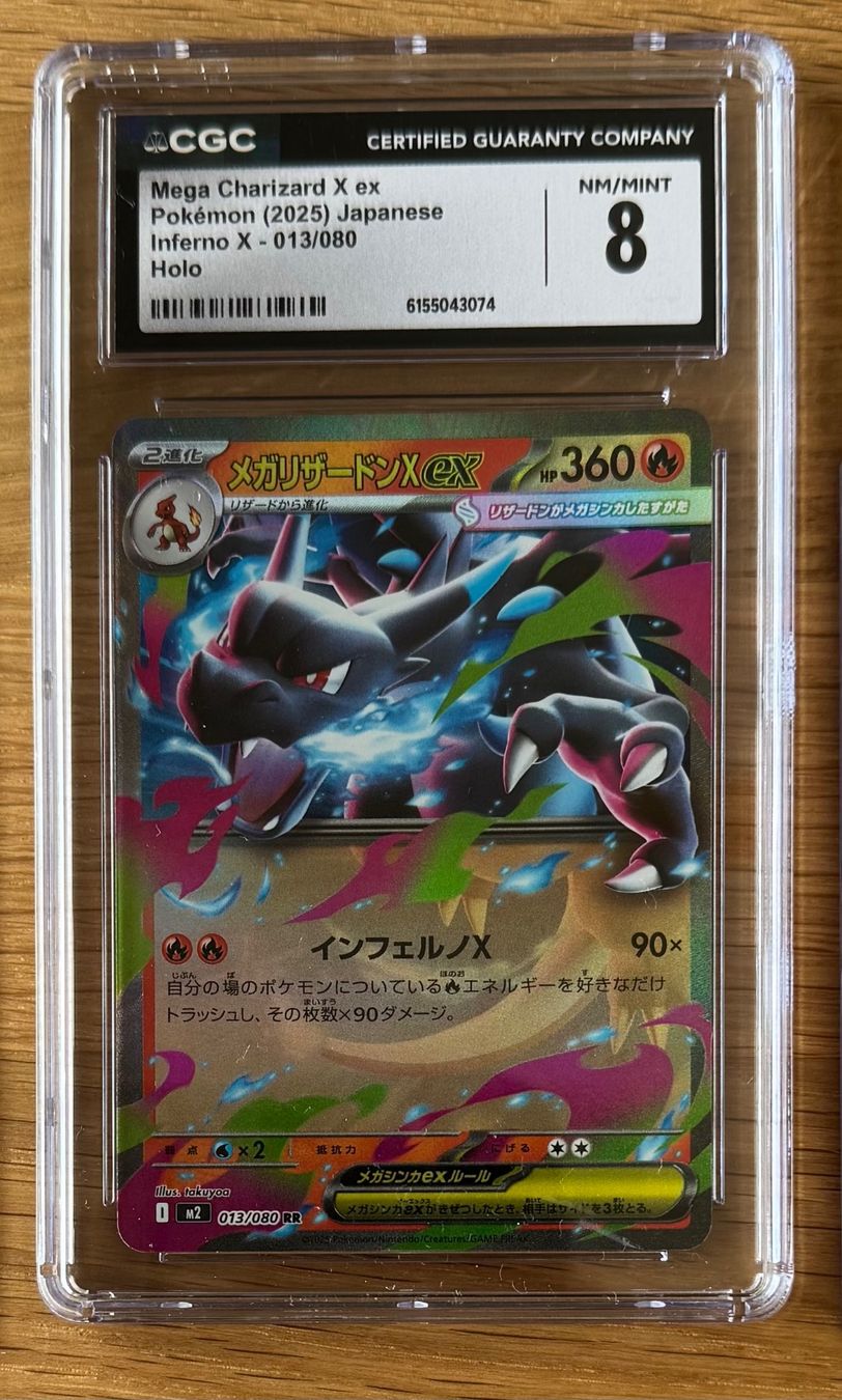 Pokémon Carte collezionabili: Pokemon Mega Charizard CGC 8 & Radiant Trio – Usato da Zeiningen venduto da flo_8cxw 6