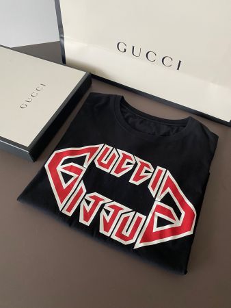 Unique Gucci „Metallica“ Style T-Shirt in Black
