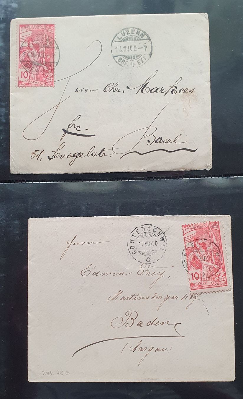 Alle Briefmarken: Lot UPU – Gebraucht aus Kreuzlingen von Rschweiz1 5