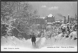 ,Lausanne en hiver , 1907