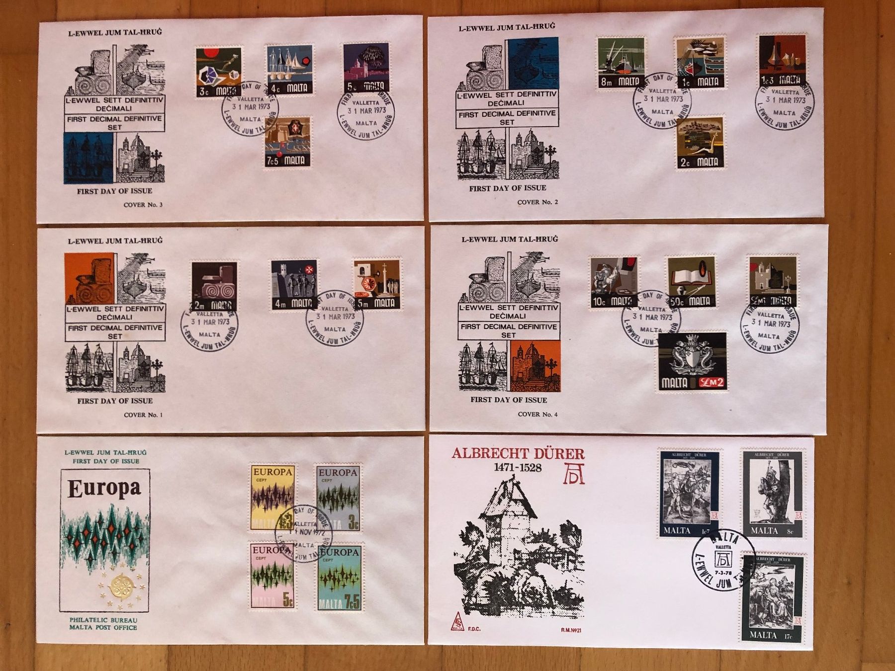 Alle Briefmarken: FDC Malta – Neu (gemäss Beschreibung) aus Rorschach von rch_6knk