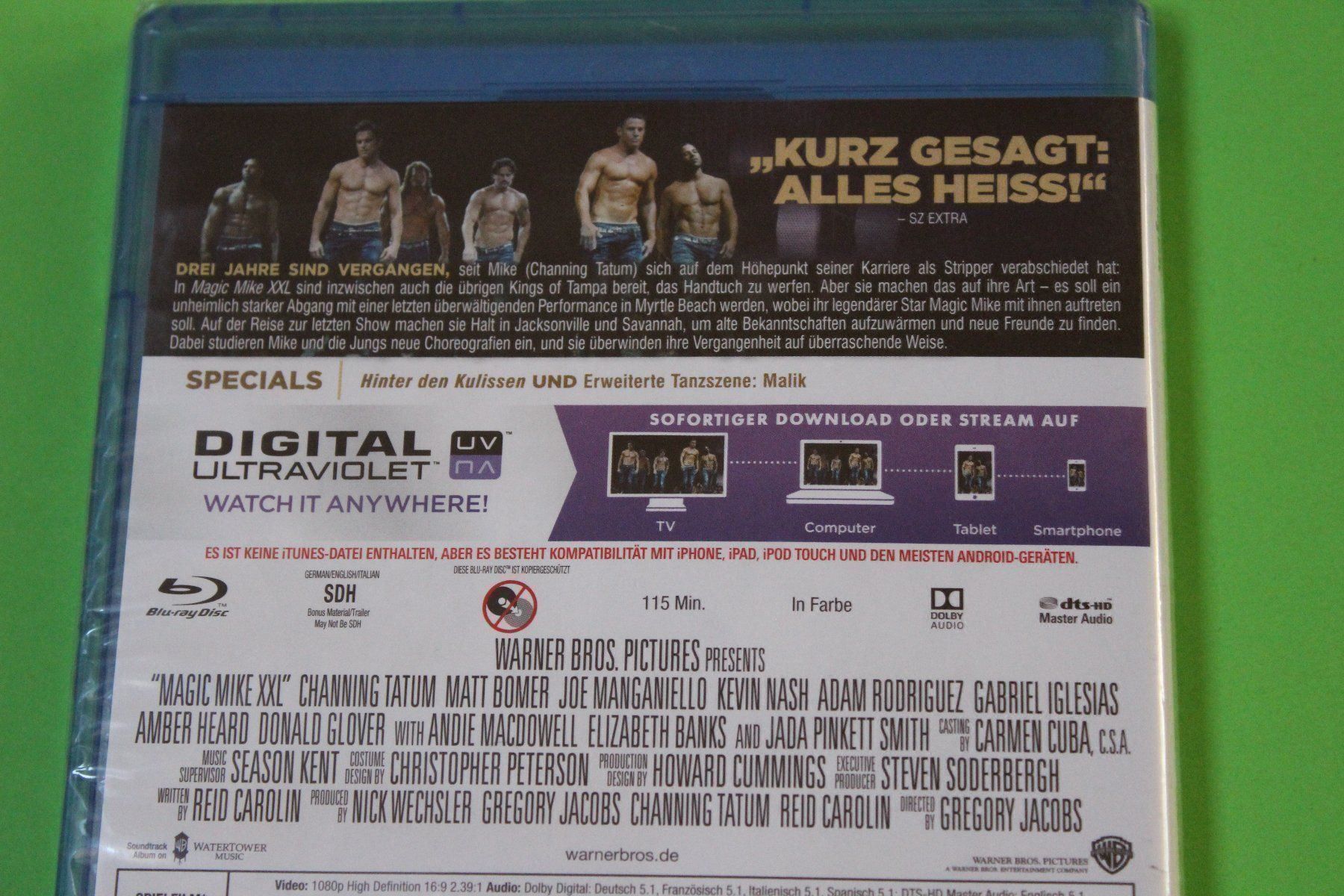 Tutti i DVDs: MAGIC-MIKE XXL (BLU-RAY) originalverpackt – Nuovo e nell'imballaggio originale da Tübach venduto da JamesStone 4