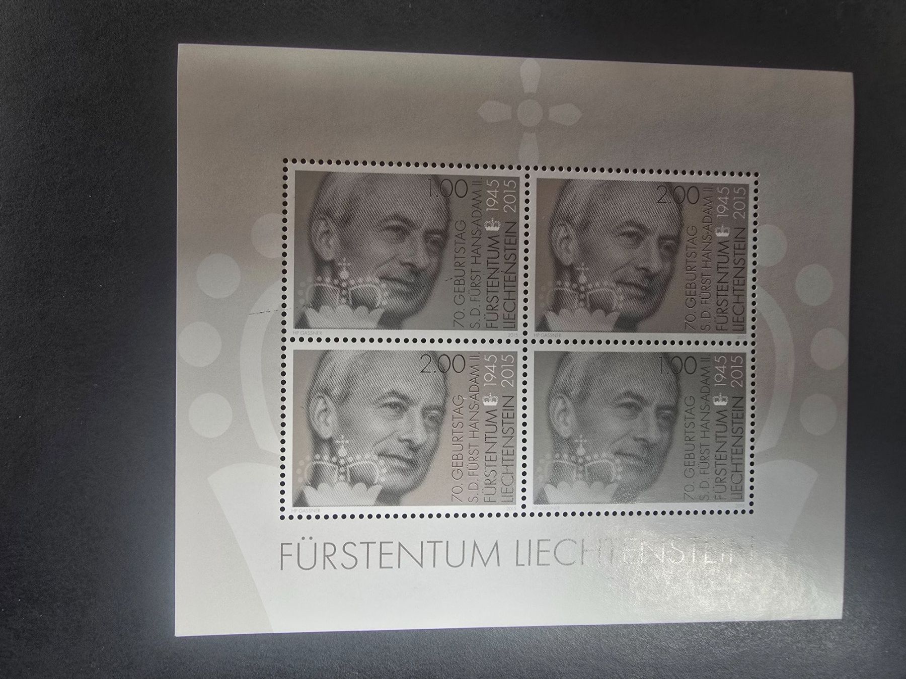 Tutti i francobolli: Liechtenstein 70 Geburtstag Hans Adam postfrisch – Usato da triesenberg venduto da wisi369