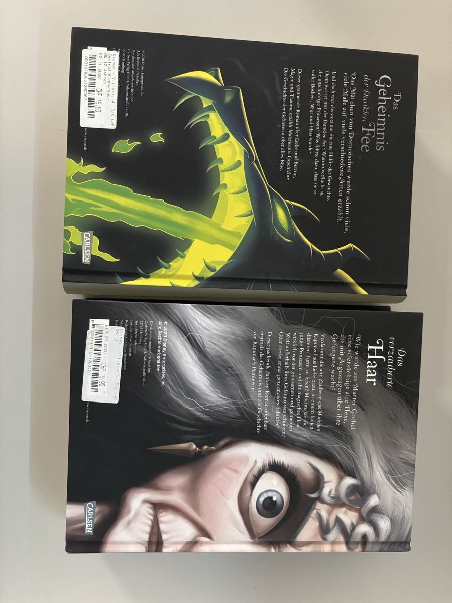 Libri: Disney Villains 2 Bücher  – Nuovo (secondo la descrizione) da Hunzenschwil venduto da ede_h8tt 1