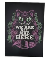 We are all mad here - Katze - Bild auf Leinwand