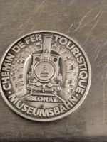 Blonay-Chamby Rarität Medaille15g Silber Eisenbahn 1968
