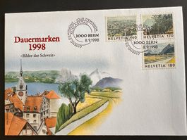 FDC Brief 1998 Sondermarken Philswiss Spezialcouvert  (P872)