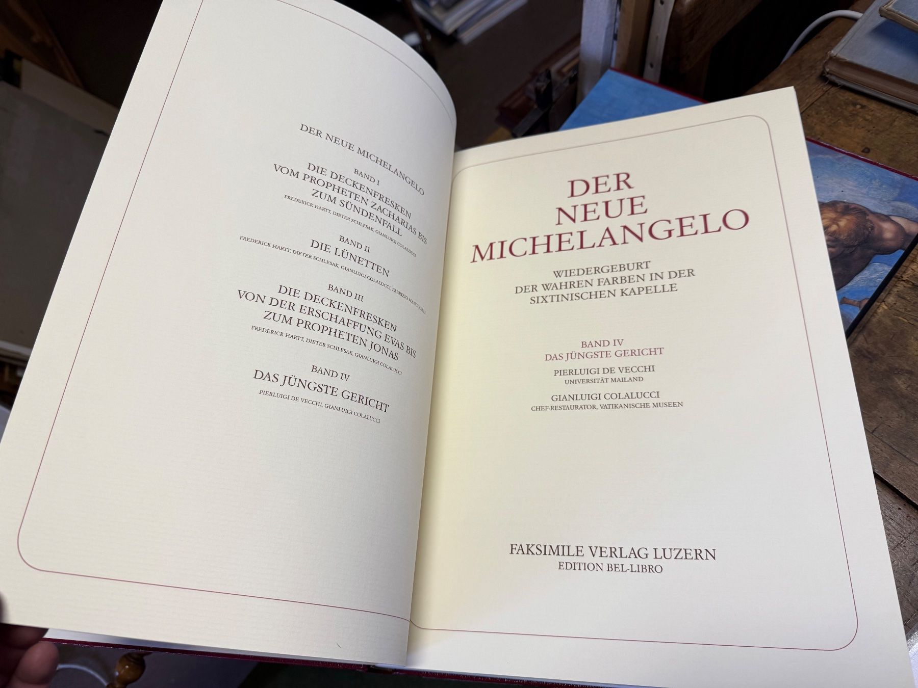 Libri: SIXTINA Der neue Michelangelo – Usato da Bern venduto da Jwpm66 1
