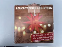 Guirlande Étoile lumineuse à LED / haut sapin de Noël 