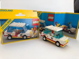 Vintage Lego "Shell" Ralley-Wagen von 1986
