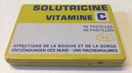 SOLUTRICINE VITAMIN C Pastillen - Tinbox Blechdose Pharmacy