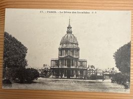 4 antike Postkarten aus Paris (1925)