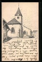 AK Grandson, l'Eglise, 1900