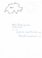 Hans Hürlimann 1918-94 Bundesrat Autogramm Karte 20x30cm