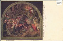 Gesslers Tod nach den Fresken der Tellskapelle