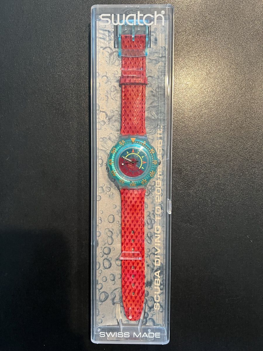 Swatch Uhren: Swatch Scuba 200 (SDK111) Tipping Compass – Neu und originalverpackt aus Künten von Spike17