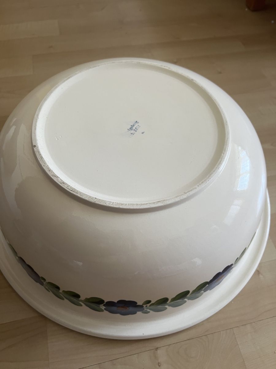 Schalen: Krug und Schale Vintage handgemalt – Gebraucht aus Neuenegg von Magosaurus 3