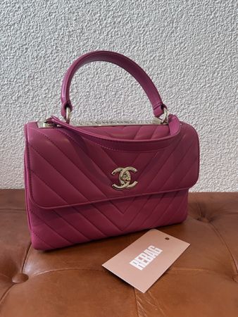 Chanel Trendy CC Medium Fuchsia GHW – Perfekt für den Sommer