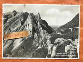 1942 Schäffer. Blick gegen Appenalptürme & Säntis