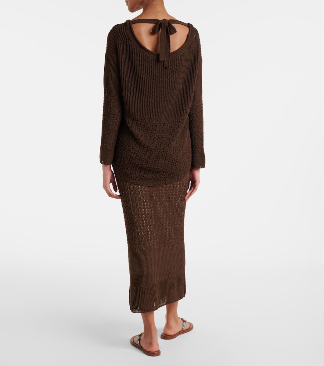 Max Mara Maglioni & Felpe: Superbe Pull Max Mara noir en coton et polyamide, taille M – Nuovo (secondo la descrizione) da Morges venduto da sandy069 9