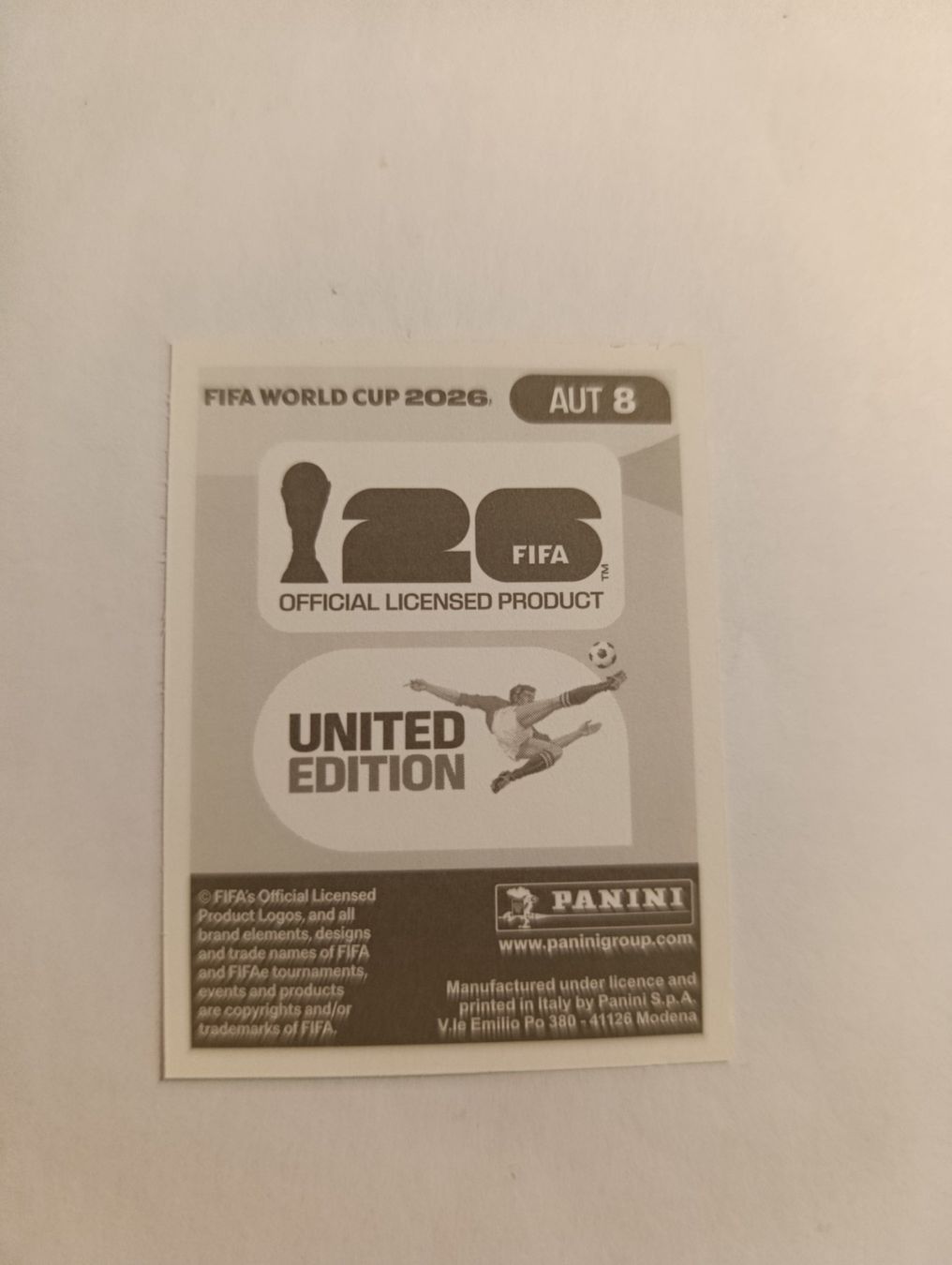 Panini Sammelbilder & Trading cards: AUT 8, WM 2026 Panini Sticker – Neu (gemäss Beschreibung) aus Kriens von Annele97