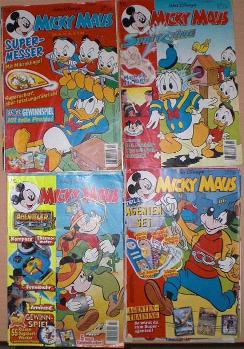 Comics: 7,5 kg - 85 Micky Maus Hefte aus 1990-2000 – Gebraucht aus Zürich von Zurich 3