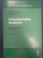 Schweizerisches Strafrecht, Allgemeiner Teil I